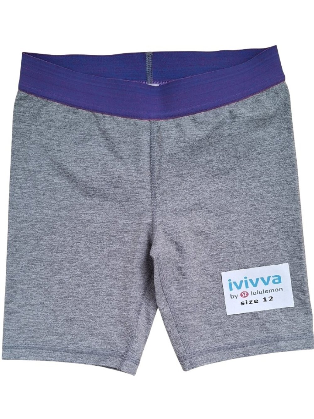 Ivivva Girl by Lululemon 🍋 Elevate Your Game Short grey luxtreme tight size 12